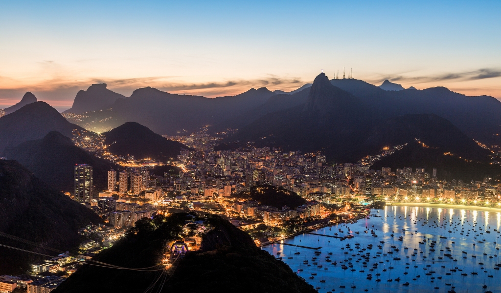Rio de Janeiro for 1024 x 600 widescreen resolution