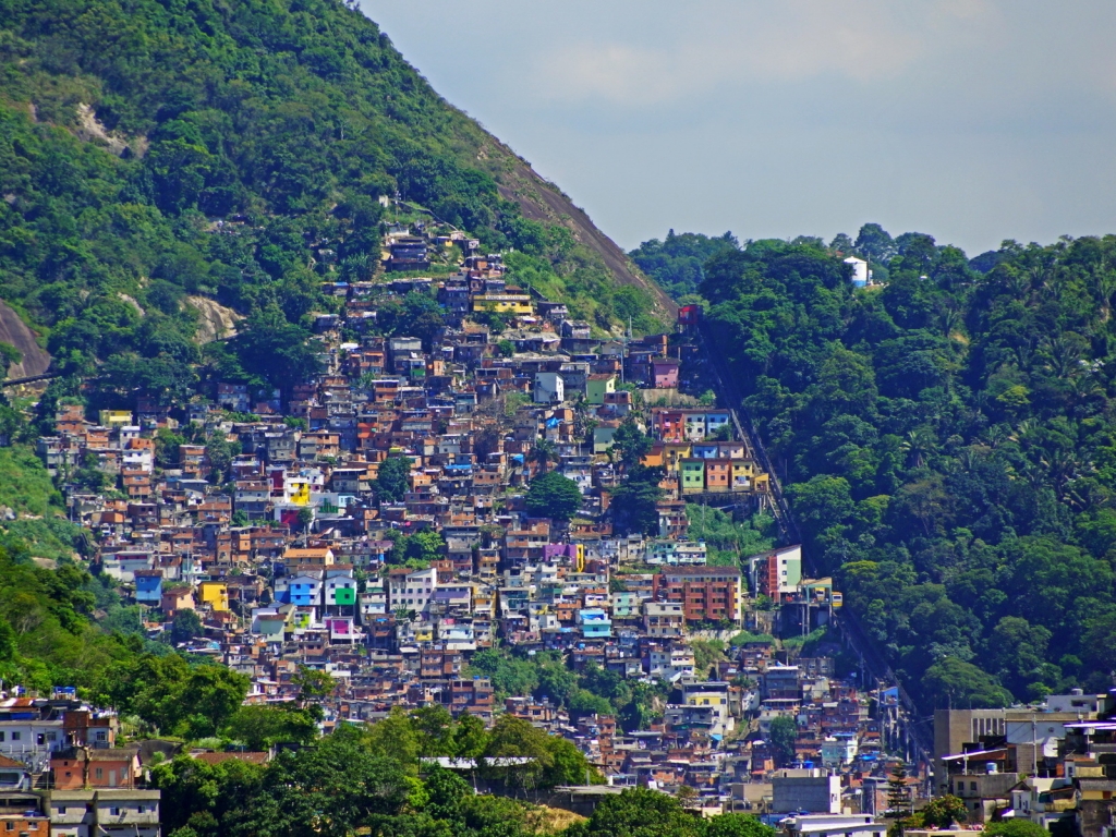 Rio de Janeiro Mountains Houses for 1024 x 768 resolution