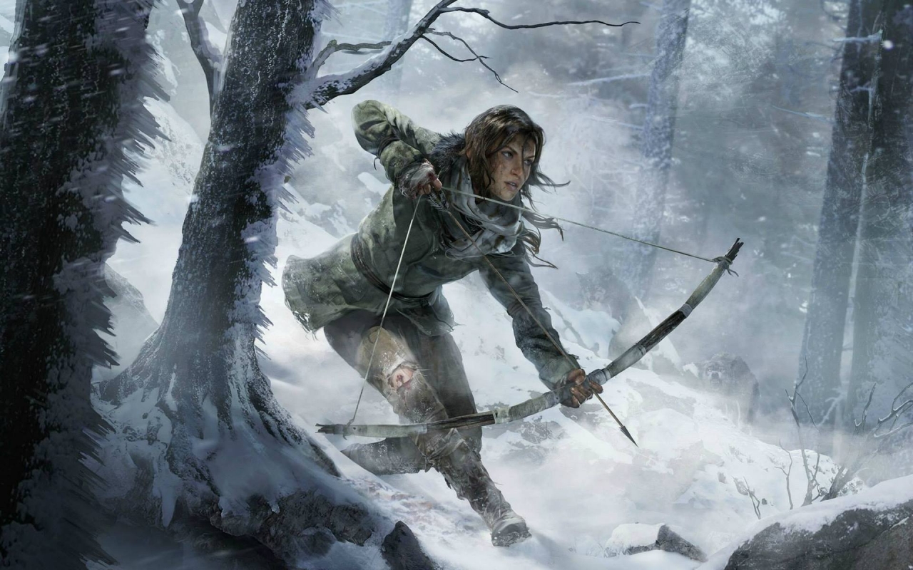 Rise of The Tomb Raider Bow for 1280 x 800 widescreen resolution