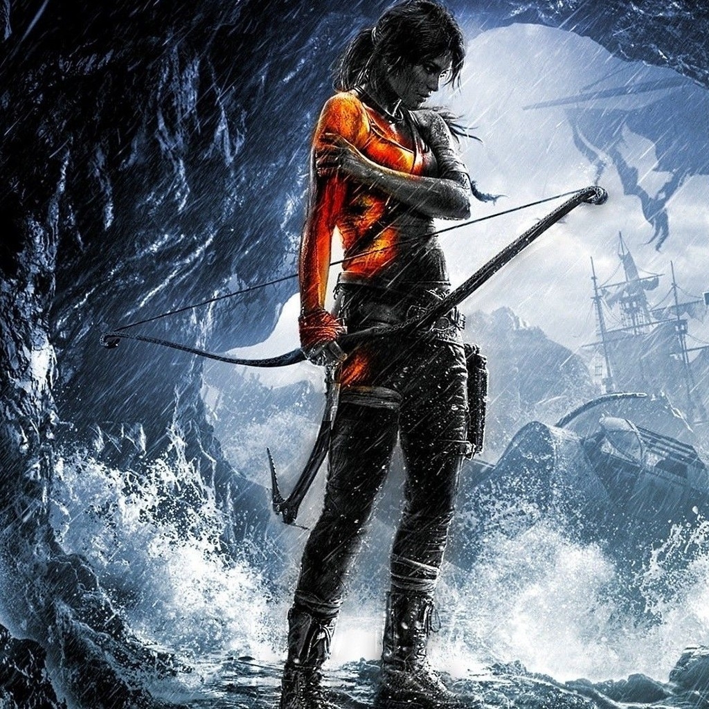 Rise of the Tomb Raider Character for 1024 x 1024 iPad resolution