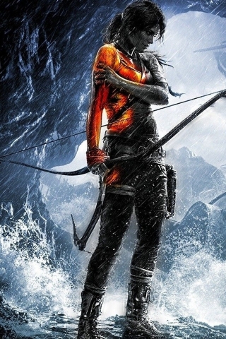 Rise of the Tomb Raider Character for 320 x 480 iPhone resolution