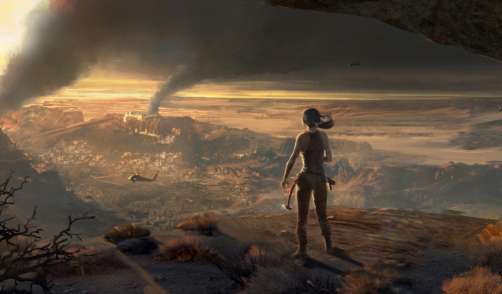 Rise of The Tomb Raider Concept for 1024 x 600 widescreen resolution