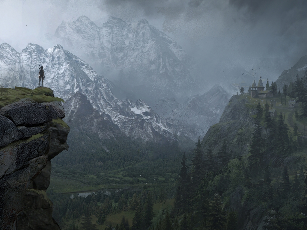Rise of the Tomb Raider Landscape for 1024 x 768 resolution