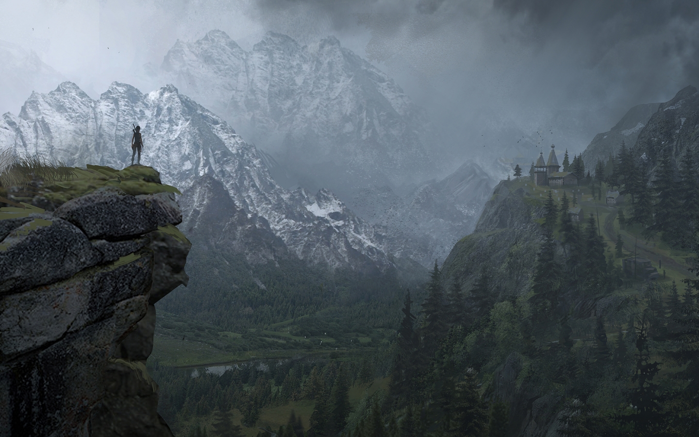 Rise of the Tomb Raider Landscape for 1440 x 900 widescreen resolution
