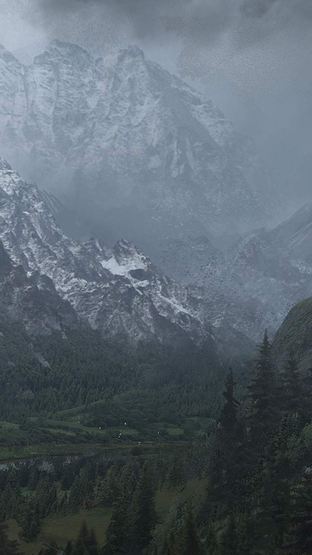Rise of the Tomb Raider Landscape for 640 x 1136 iPhone 5 resolution