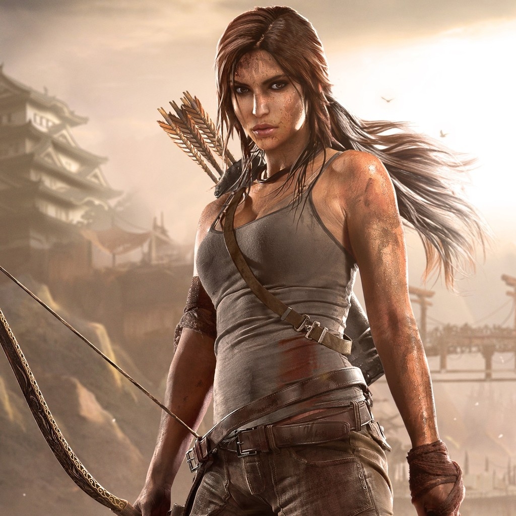 Rise of the Tomb Raider Lara Croft for 1024 x 1024 iPad resolution