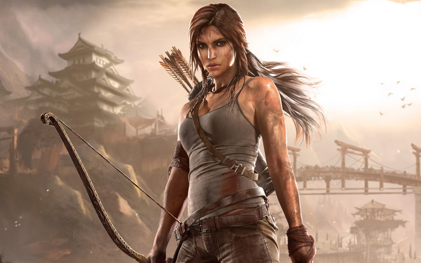 Rise of the Tomb Raider Lara Croft 1440 x 900 widescreen Wallpaper