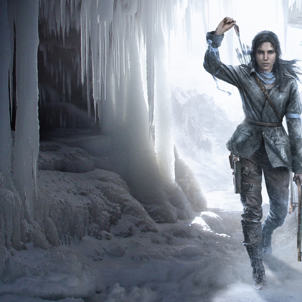 Rise of The Tomb Raider Video Game for 1024 x 1024 iPad resolution