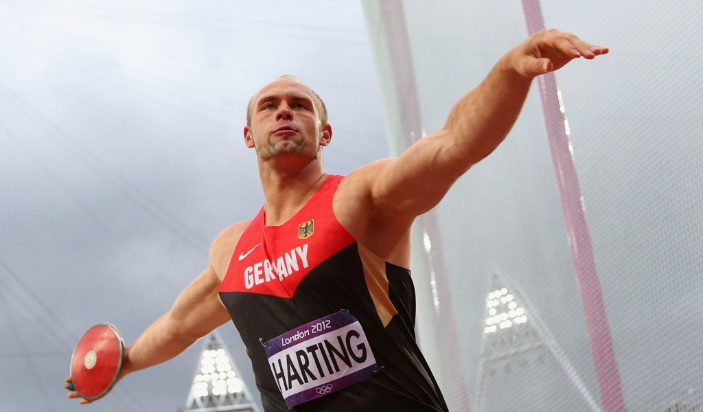 Robert Harting In The Finals for 1024 x 600 widescreen resolution