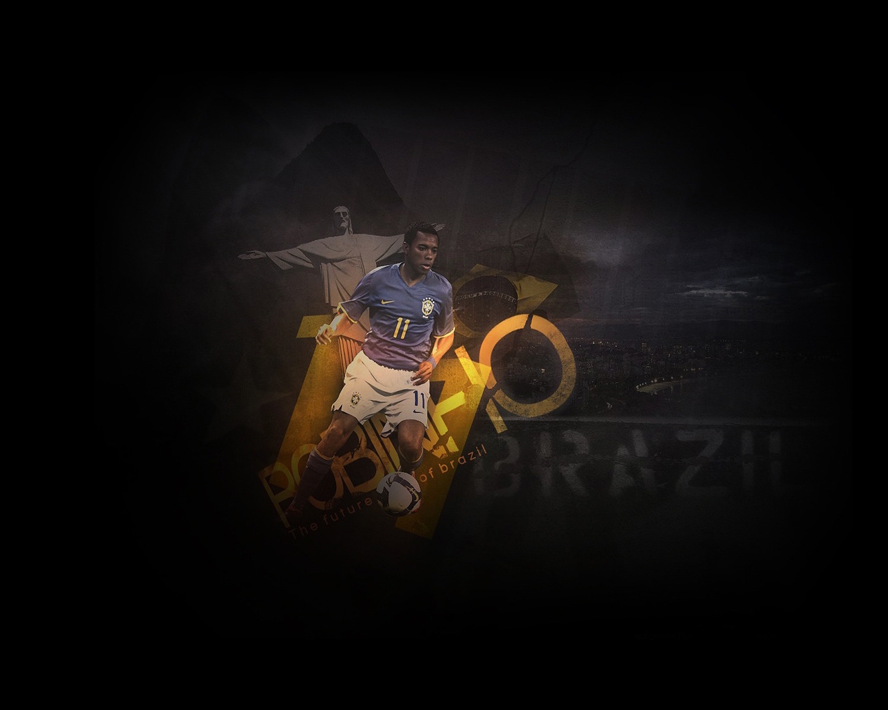 Robinho Football Player for 1280 x 1024 resolution
