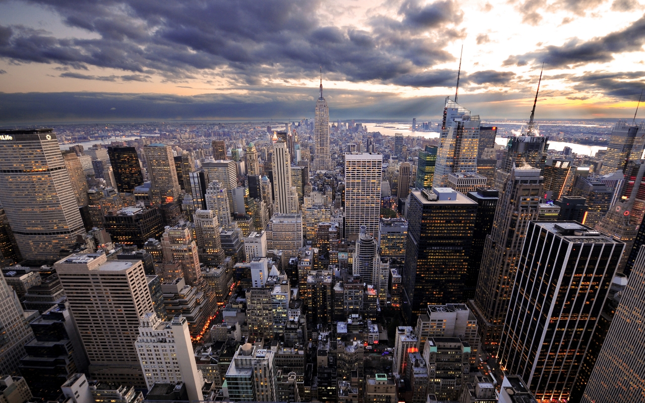 Rockefeller\'s View for 1280 x 800 widescreen resolution
