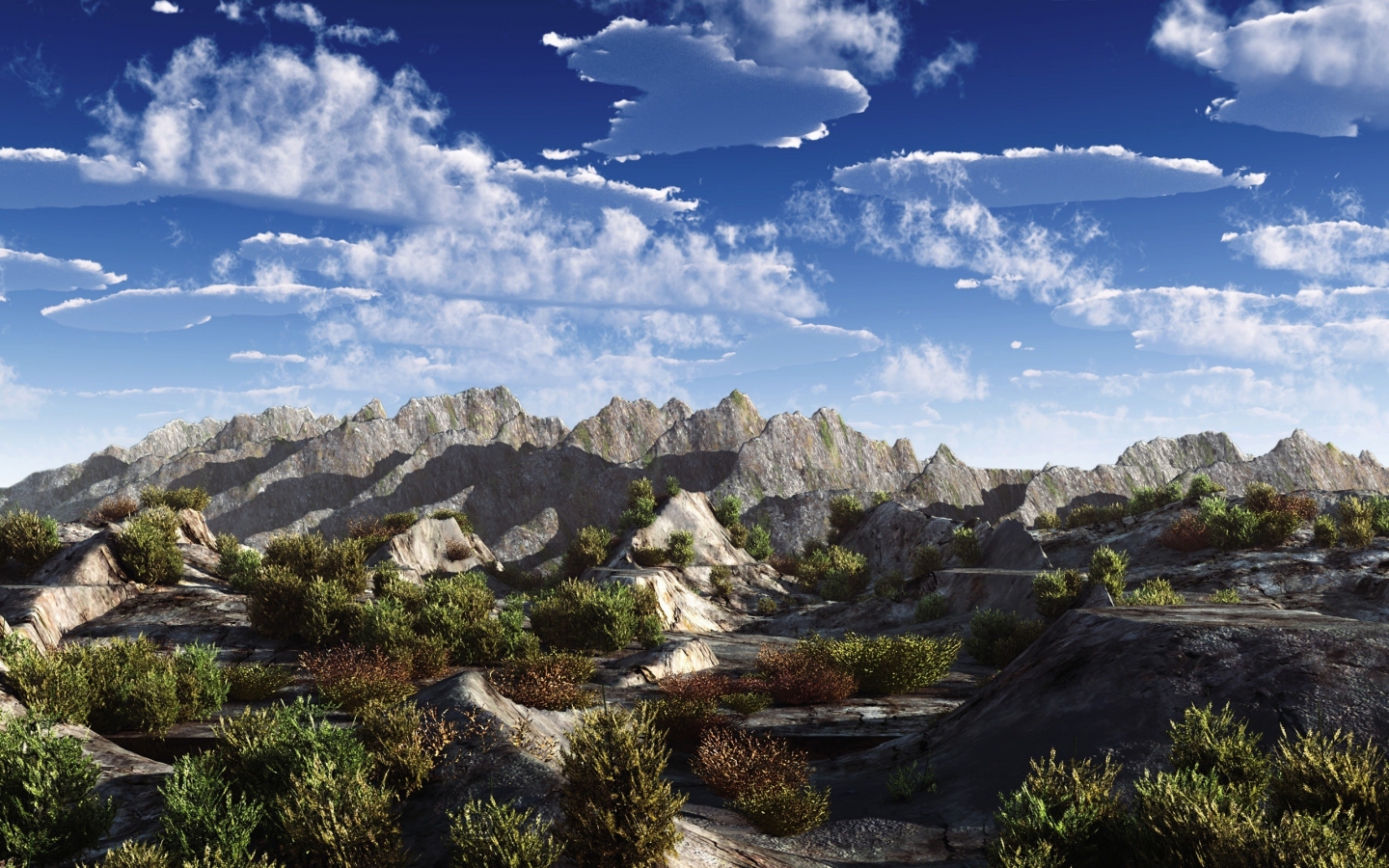 Rocky landscape for 1440 x 900 widescreen resolution
