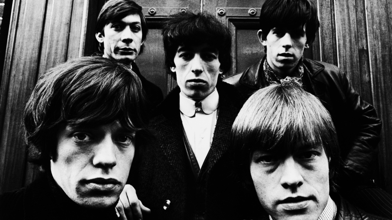 Rolling Stones Black and White for 1280 x 720 HDTV 720p resolution