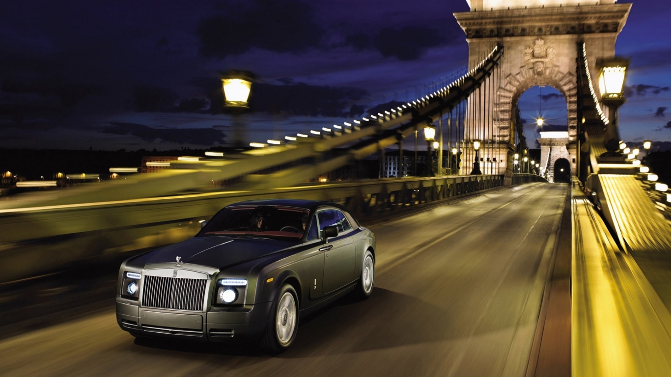 Rolls Royce Phantom Coupe 2010 Speed for 1366 x 768 HDTV resolution
