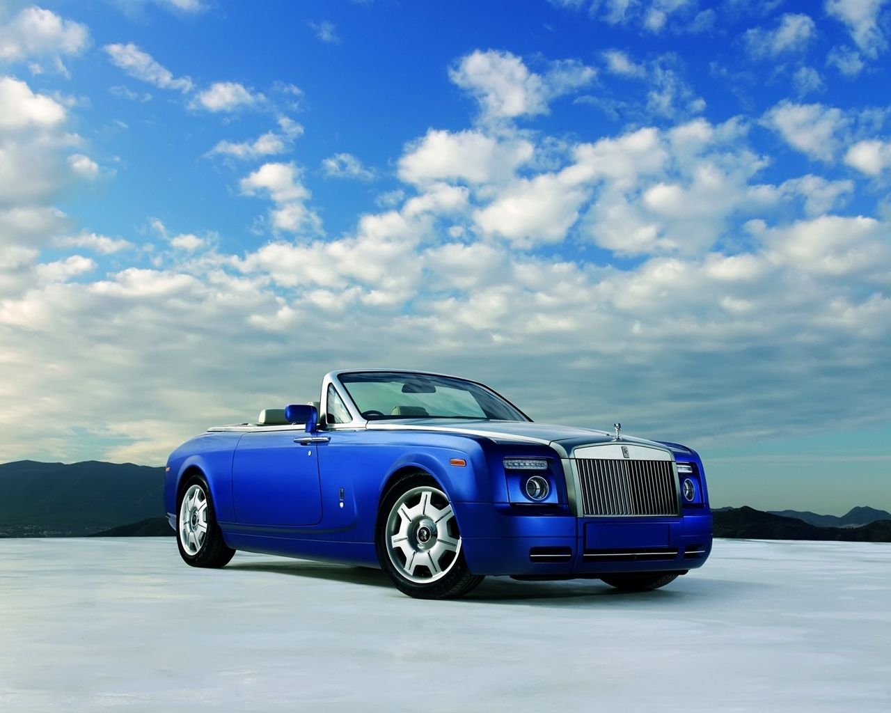Rolls Royce Phantom Drophead Coupe Blue for 1280 x 1024 resolution