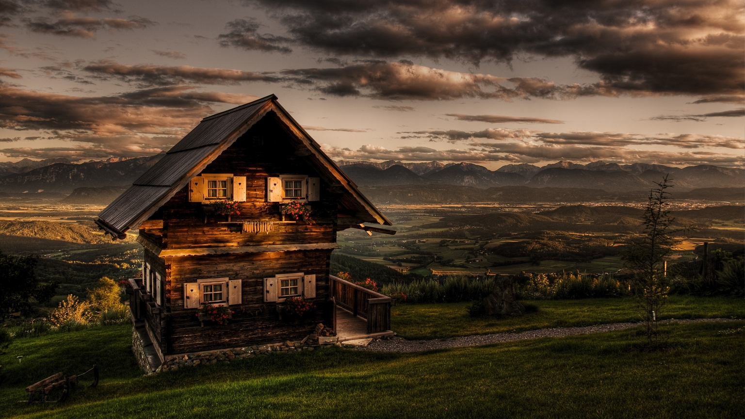 Romantic Cottage for 1536 x 864 HDTV resolution