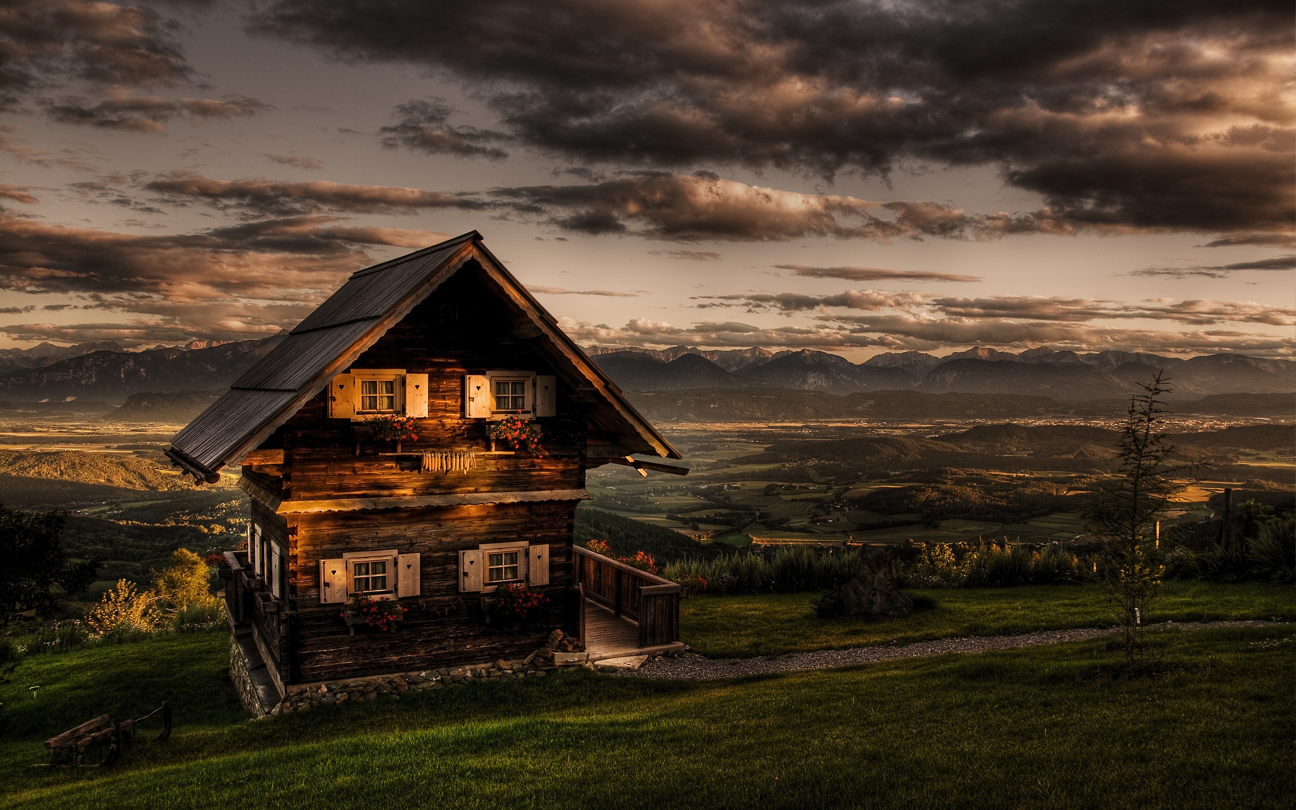 Romantic Cottage for 2560 x 1600 widescreen resolution