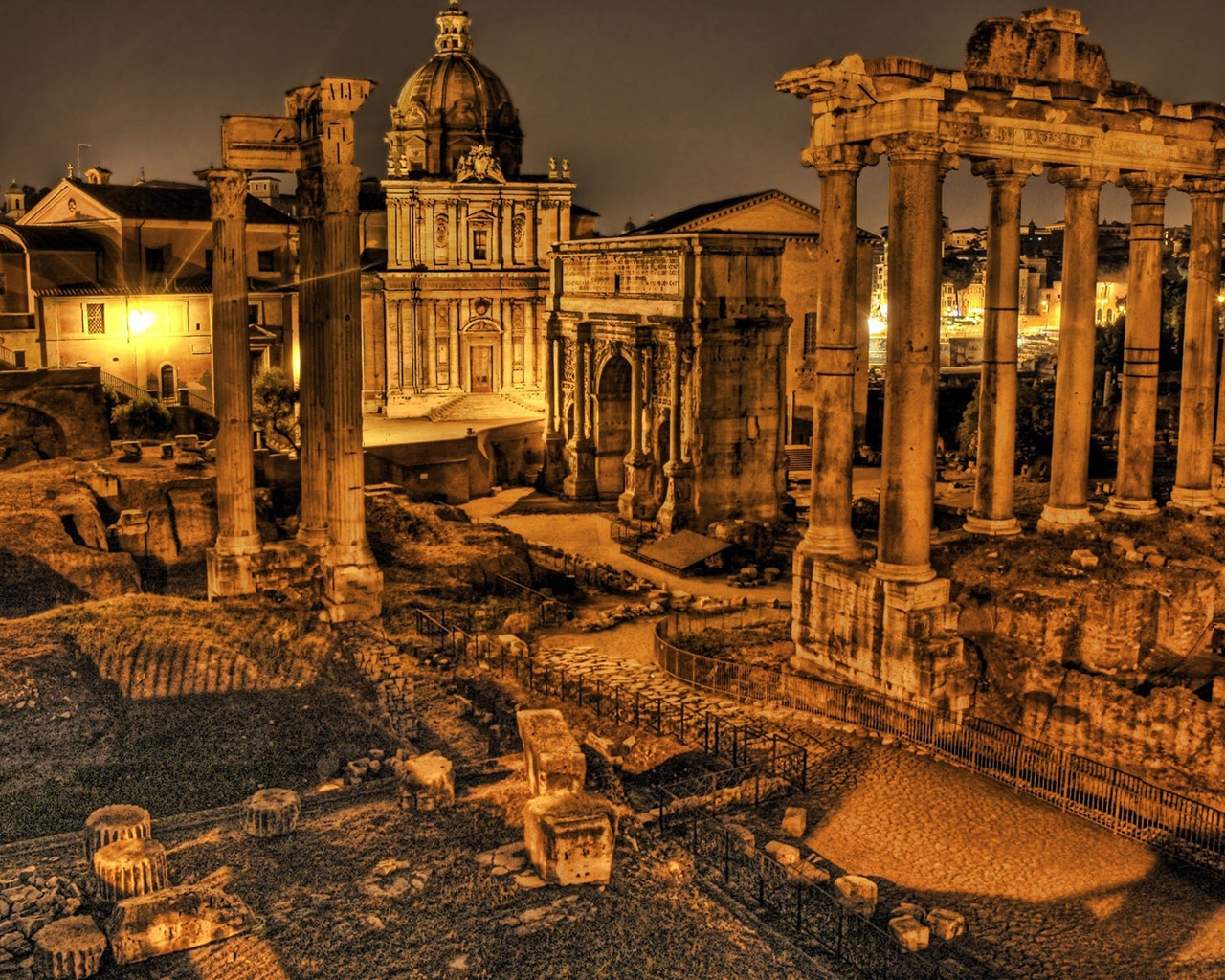 Rome Ruins for 1280 x 1024 resolution