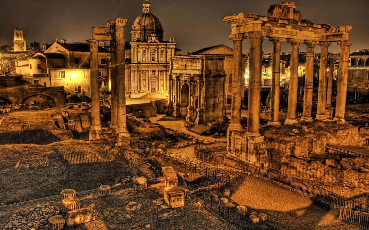 Rome Ruins for 1280 x 800 widescreen resolution