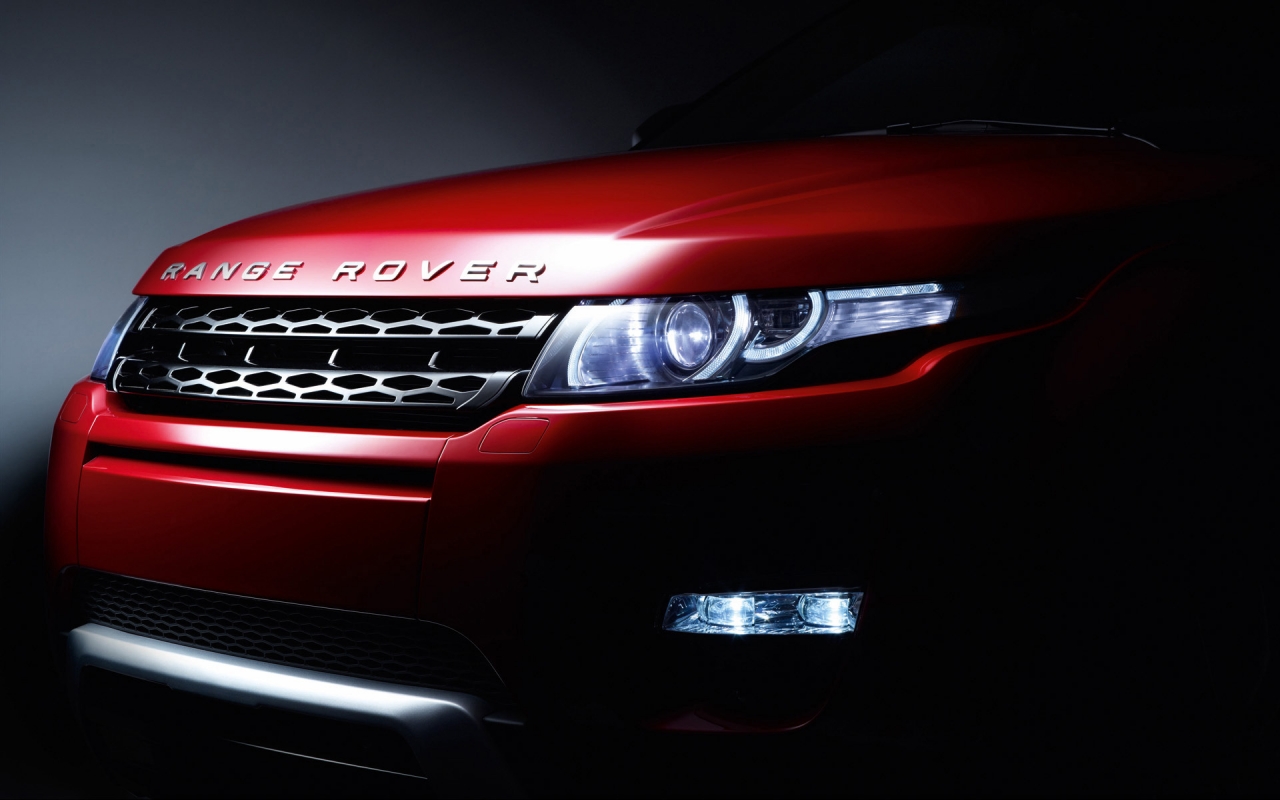 Rover Evoque Headlights for 1280 x 800 widescreen resolution