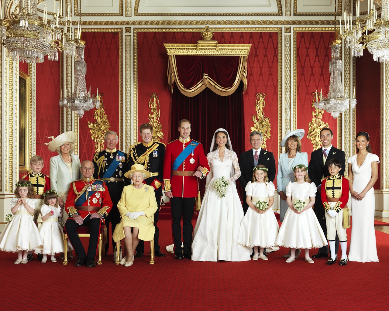 Royal Family Picture for 1280 x 1024 resolution