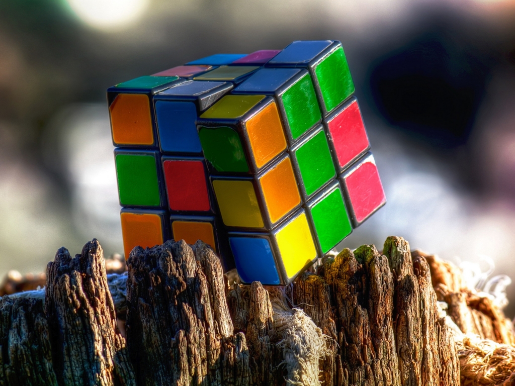 Rubiks Cube for 1024 x 768 resolution