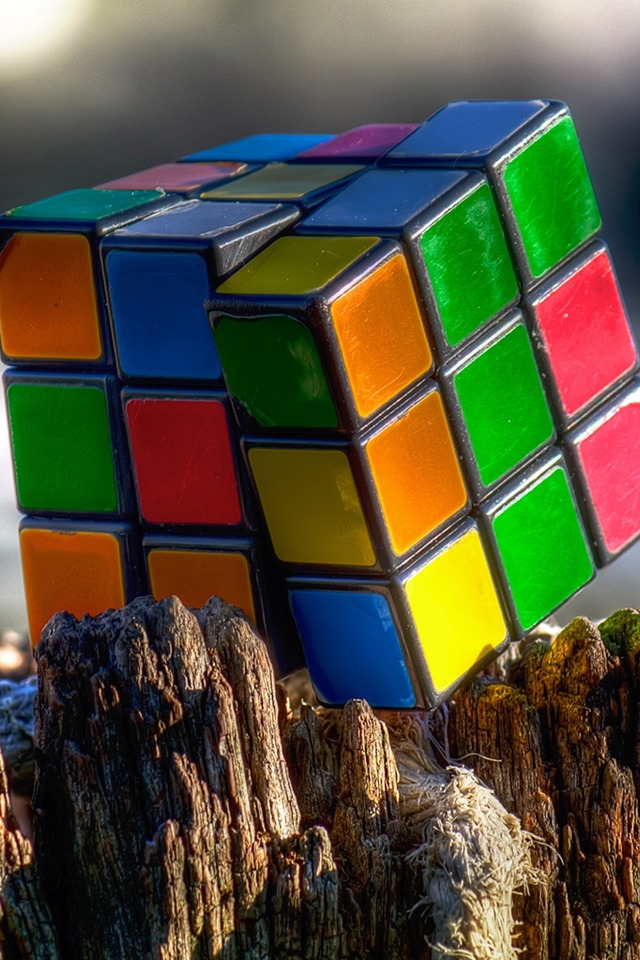 Rubiks Cube for 640 x 960 iPhone 4 resolution
