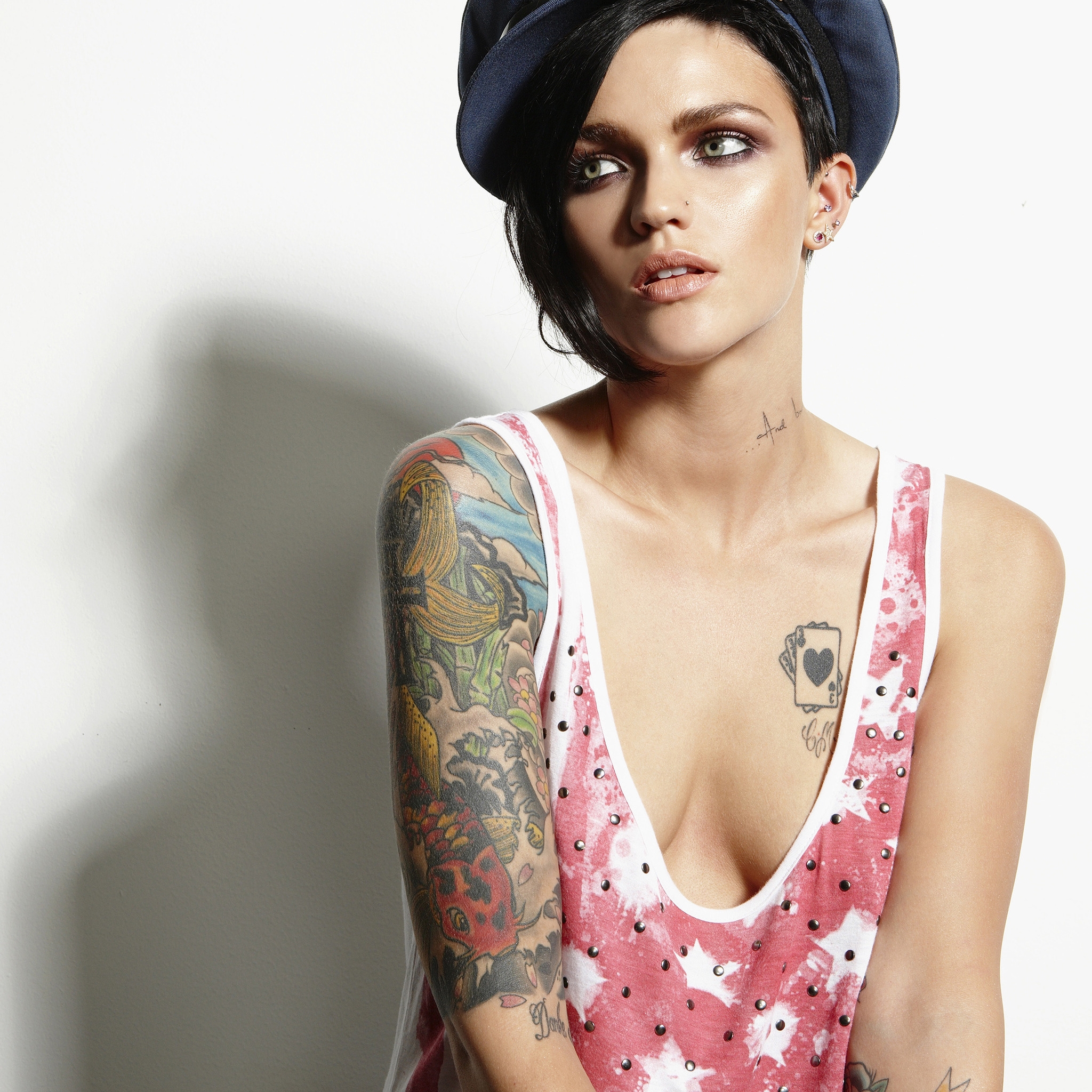 Ruby Rose Arm Tattoos for 2048 x 2048 New iPad resolution