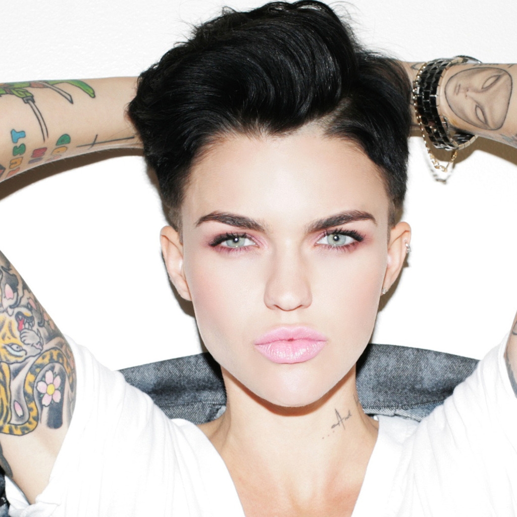 Ruby Rose Tattoos for 1024 x 1024 iPad resolution
