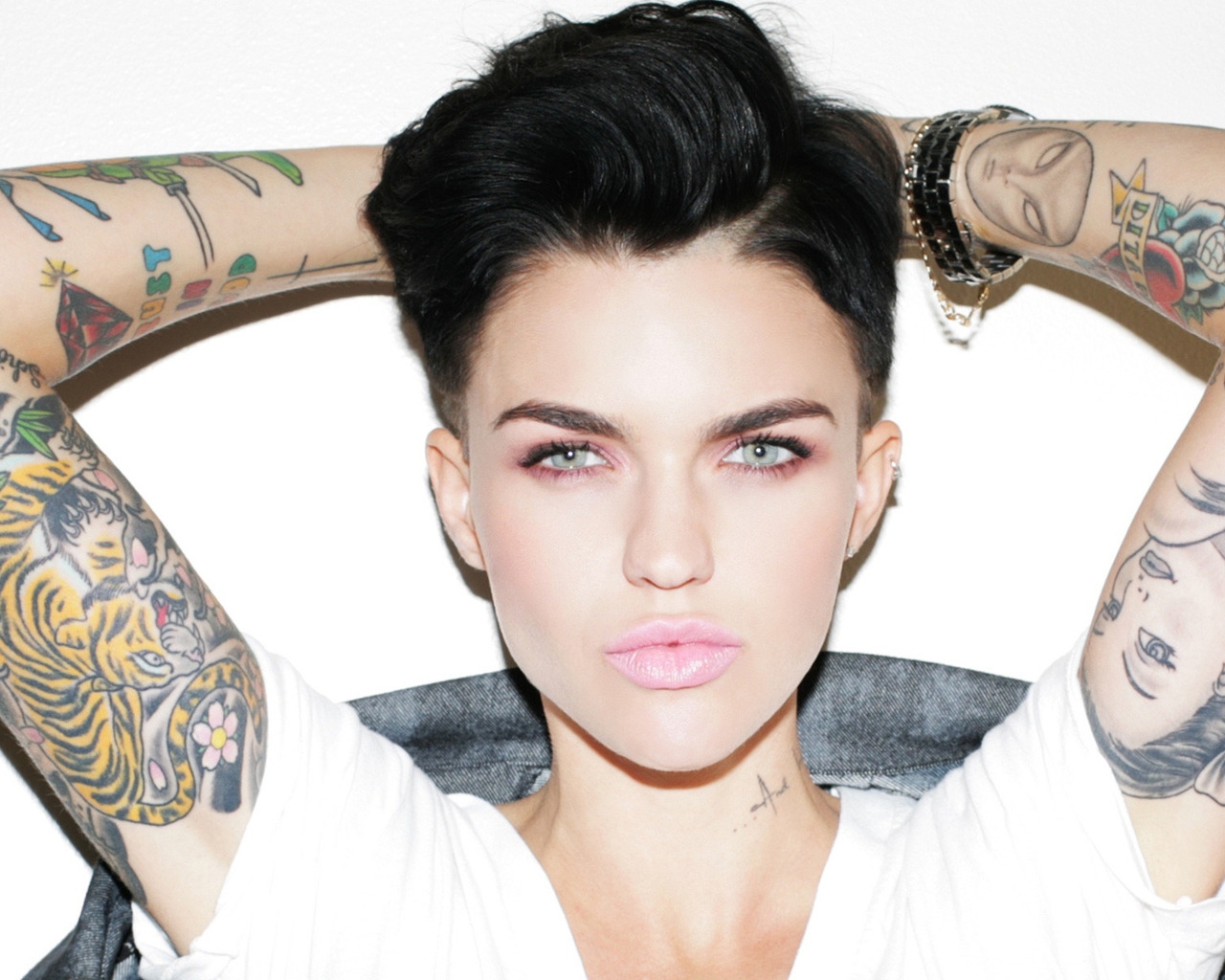 Ruby Rose Tattoos for 1280 x 1024 resolution