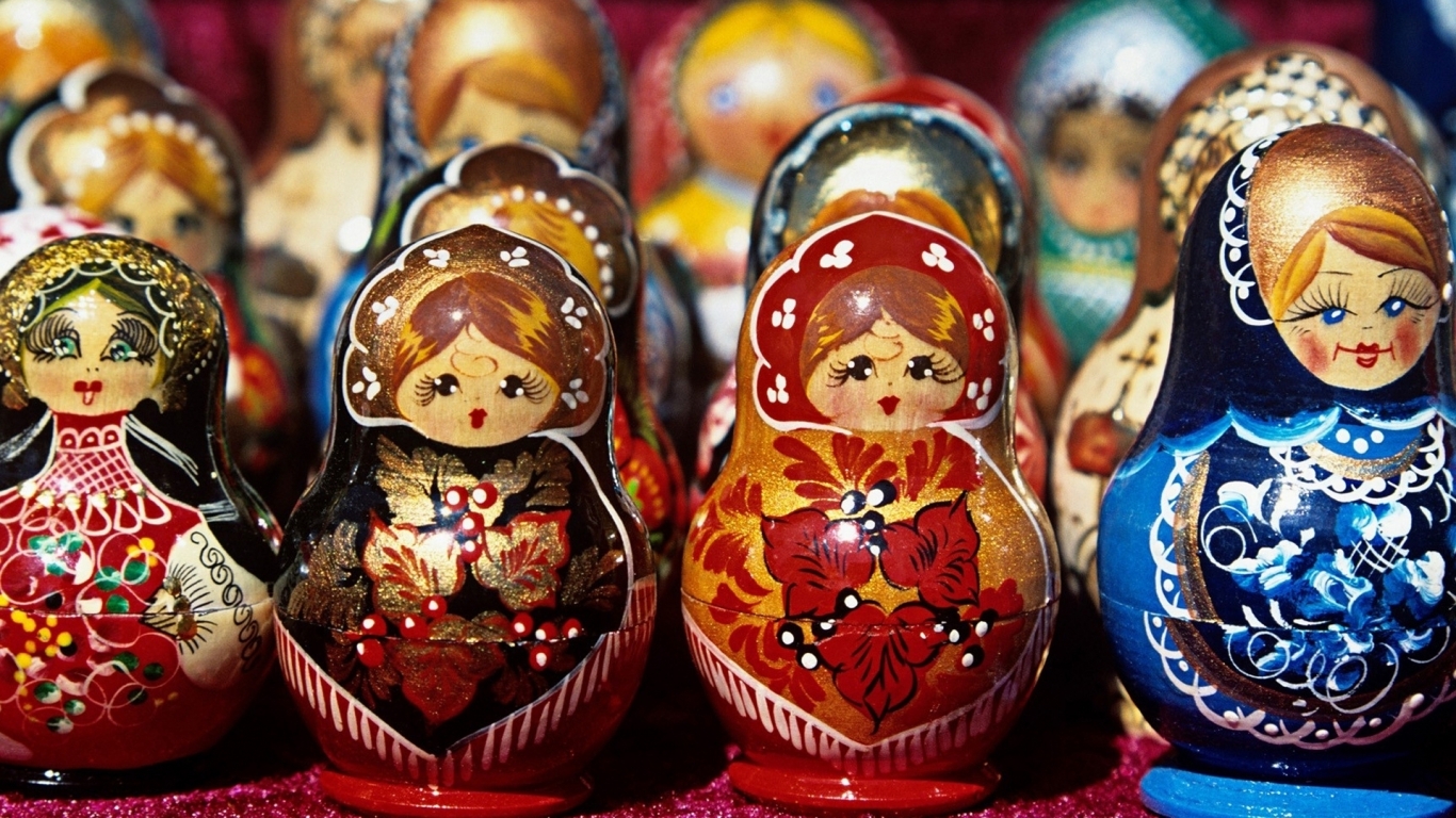 Russian Dolls for 1366 x 768 HDTV resolution
