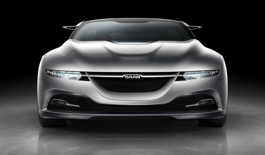 Saab PhoeniX Concept Front for 1024 x 600 widescreen resolution