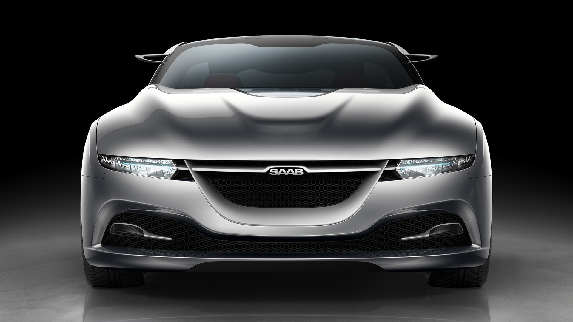 Saab PhoeniX Concept Front for 1920 x 1080 HDTV 1080p resolution