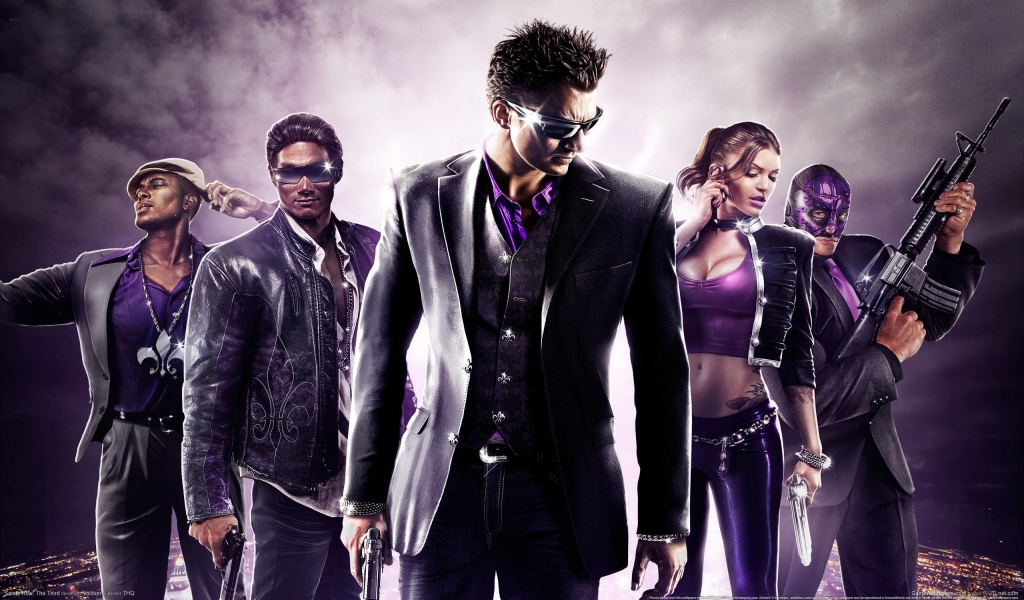 Saints Row for 1024 x 600 widescreen resolution
