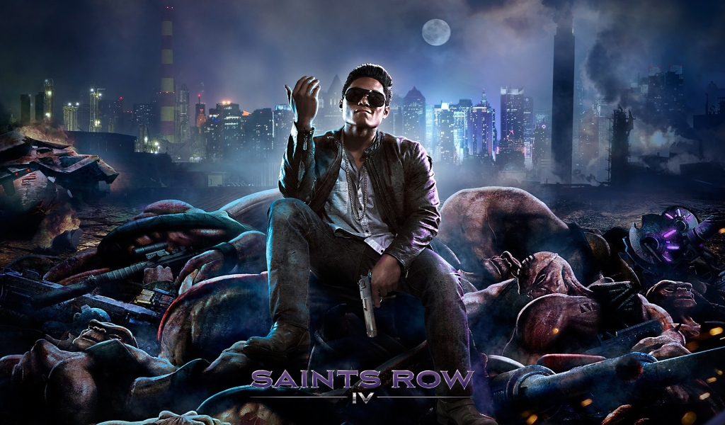 Saints Row 4 Poster for 1024 x 600 widescreen resolution