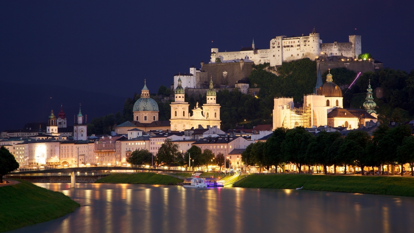 Salzburg Austria for 1366 x 768 HDTV resolution
