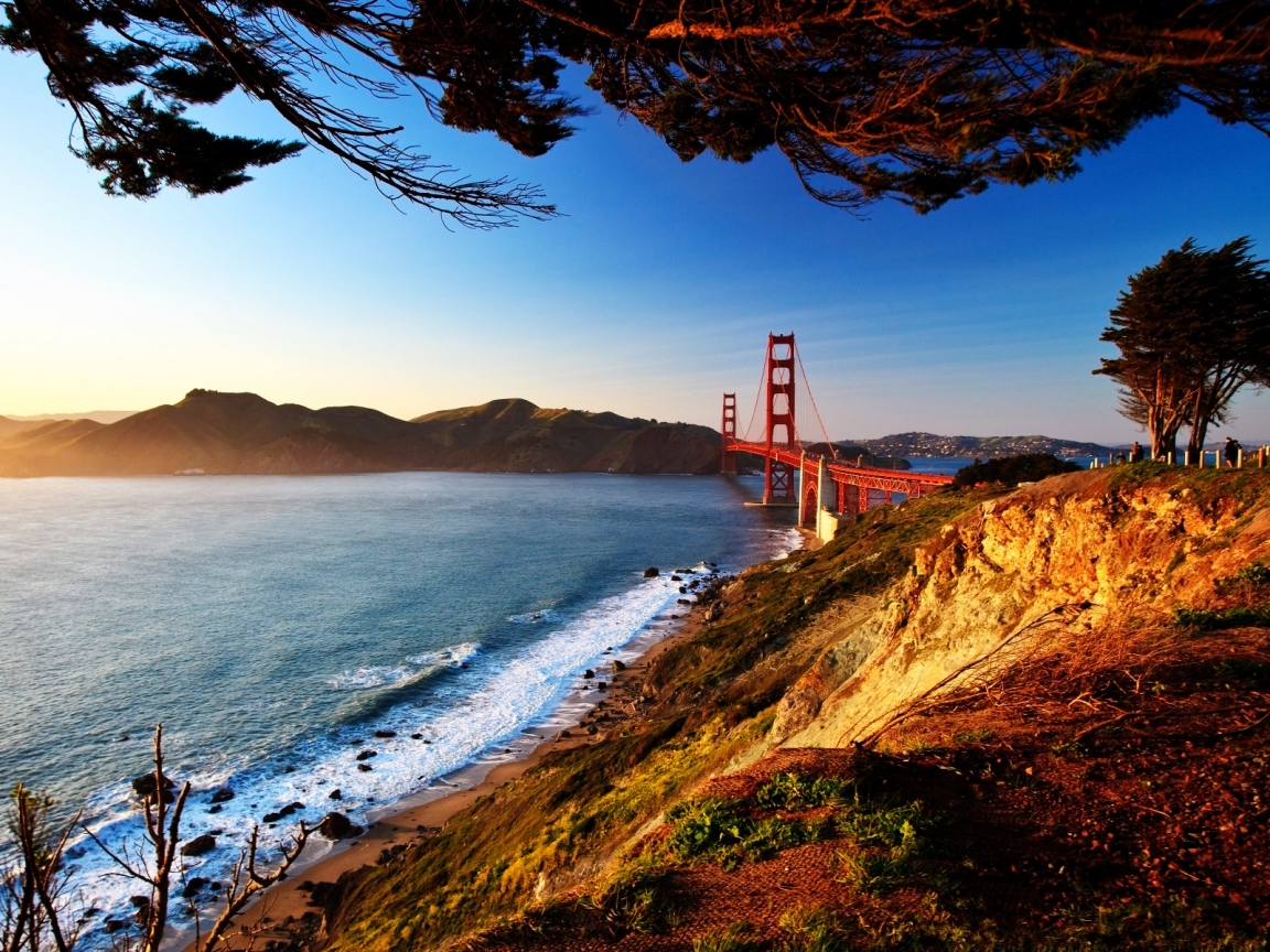 San Francisco Bridge View for 1152 x 864 resolution