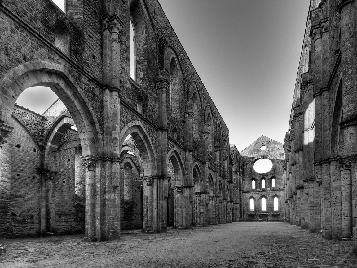 San Galgano Abbey for 1152 x 864 resolution