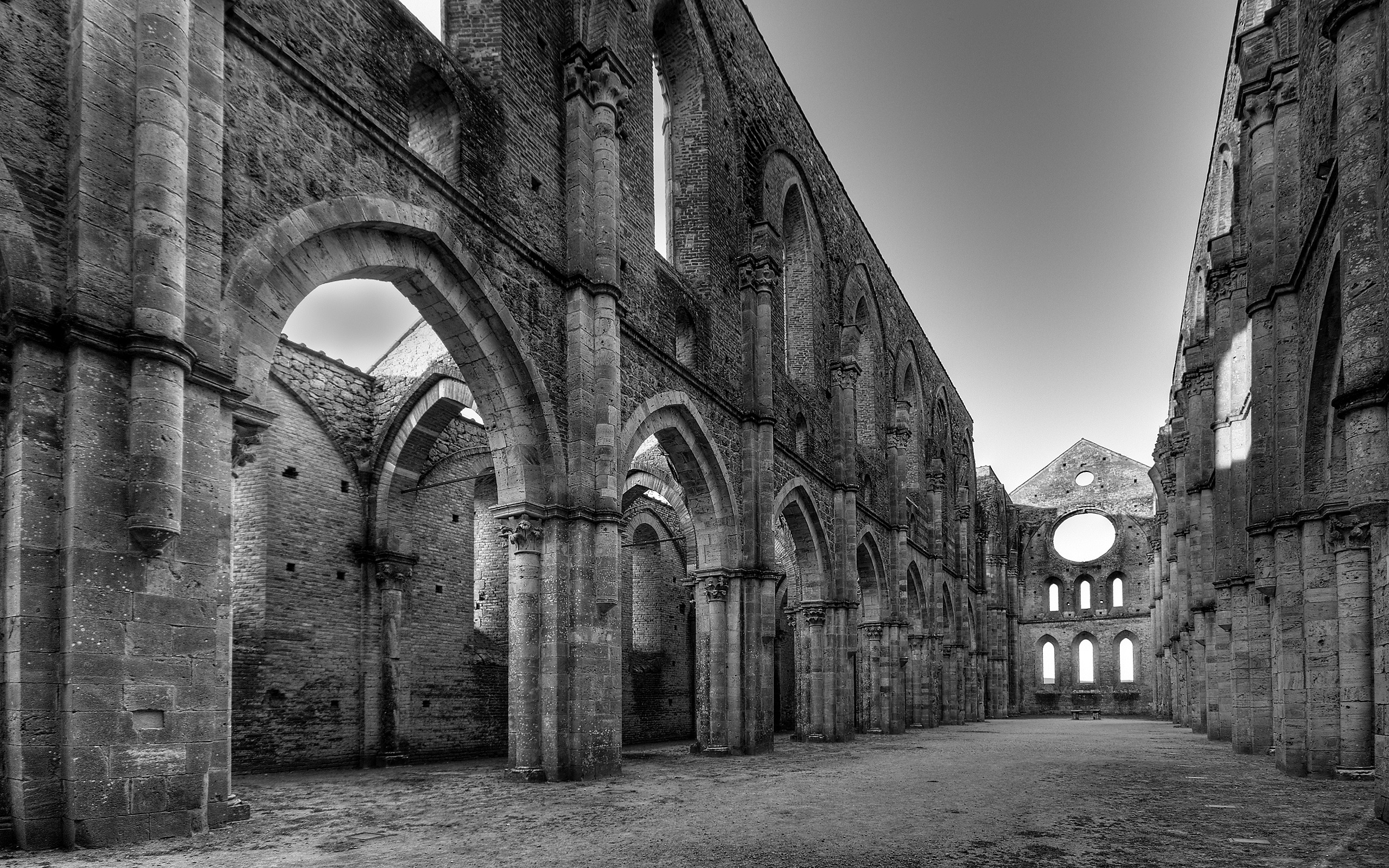 San Galgano Abbey for 2560 x 1600 widescreen resolution