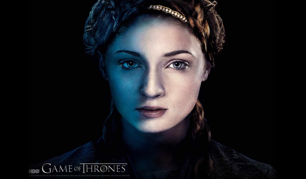 Sansa Stark Game of Thrones for 1024 x 600 widescreen resolution