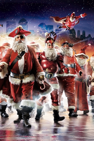 Santa Heroes for 320 x 480 iPhone resolution