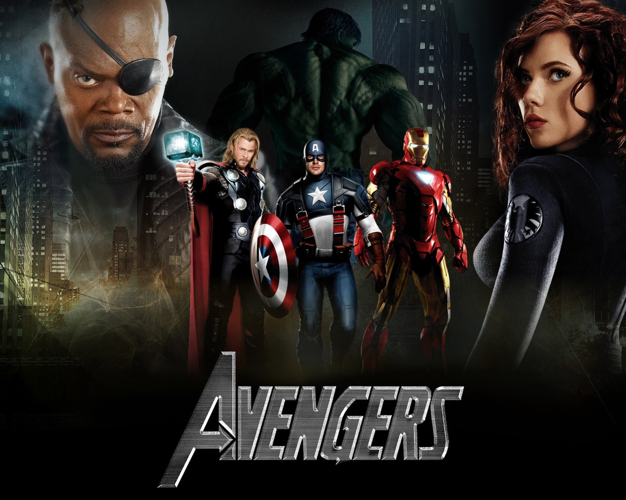 Scarlett Johansson The Avengers 2 for 1280 x 1024 resolution