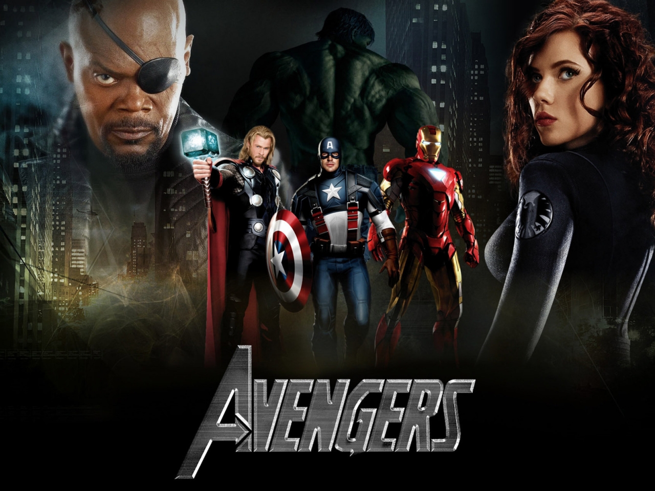 Scarlett Johansson The Avengers 2 for 1280 x 960 resolution
