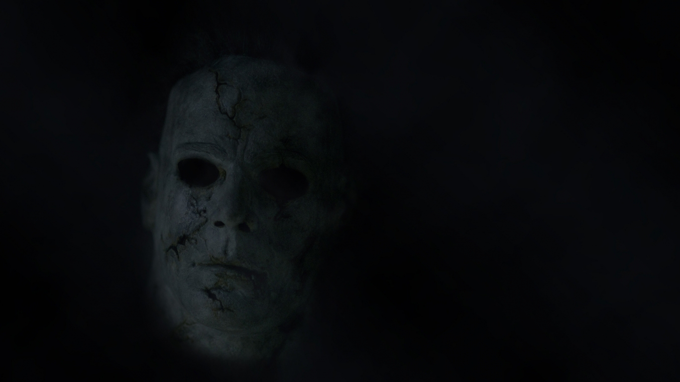 Scary Dark Face for 1366 x 768 HDTV resolution