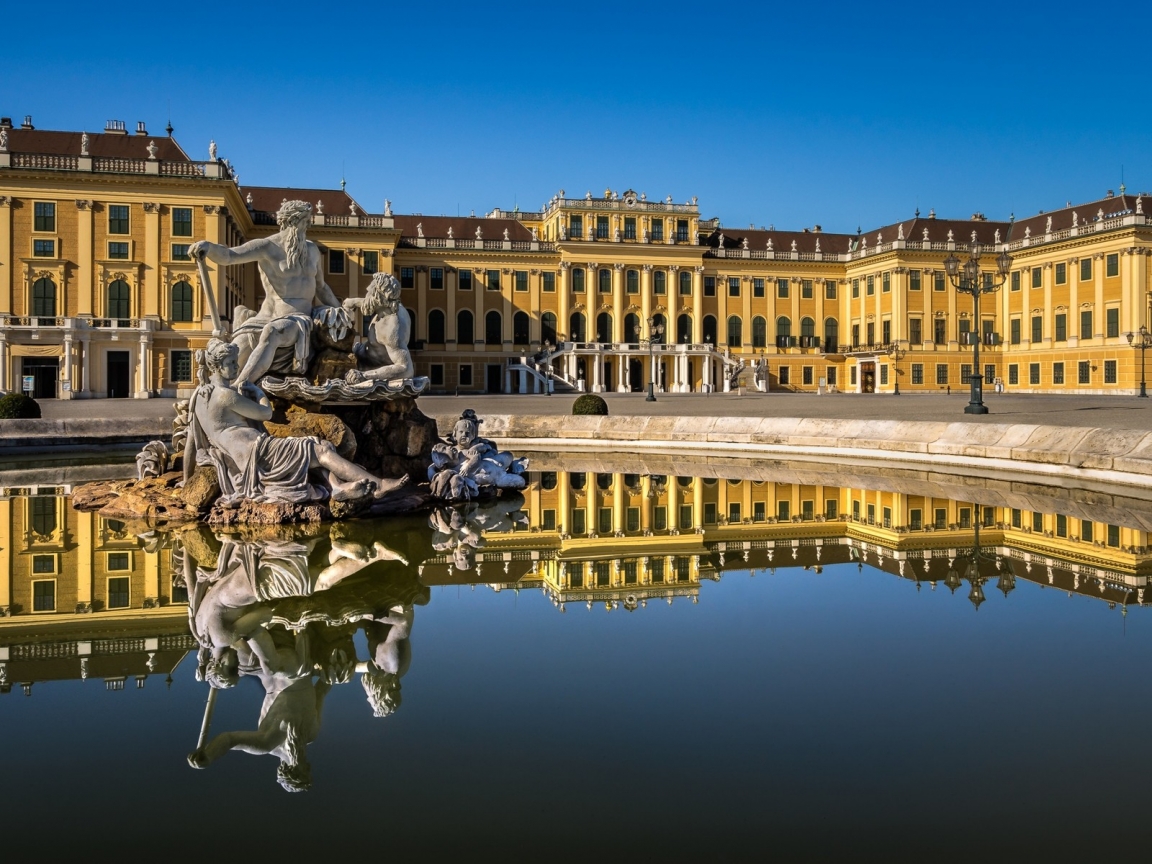 Schonbrunn Palace View for 1152 x 864 resolution