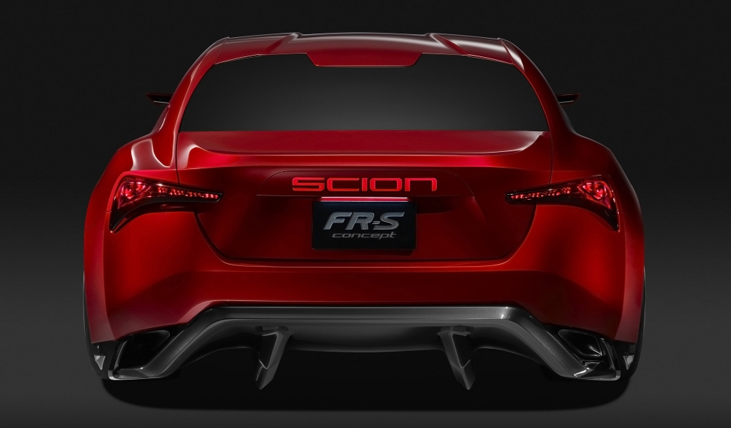 Scion FR S Concept Rear for 1024 x 600 widescreen resolution