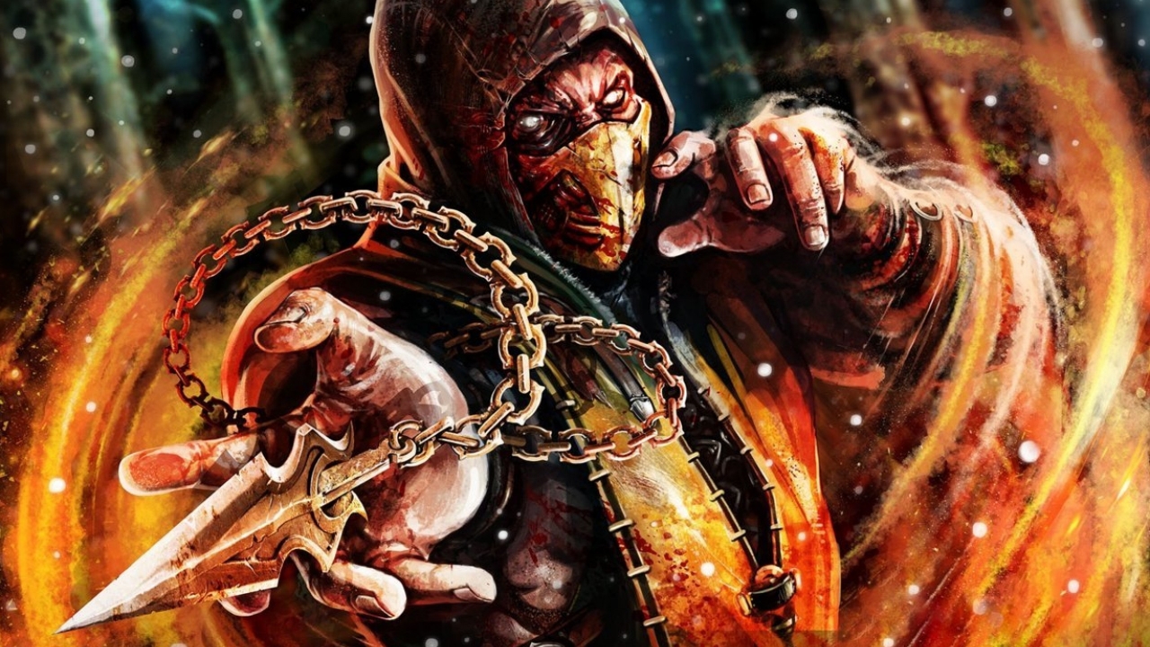 Scorpion Mortal Kombat X for 1280 x 720 HDTV 720p resolution