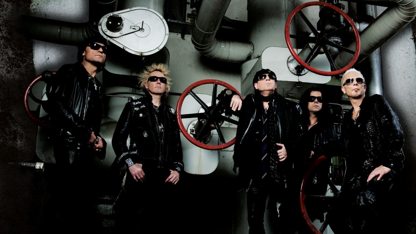 Scorpions Band for 1366 x 768 HDTV resolution