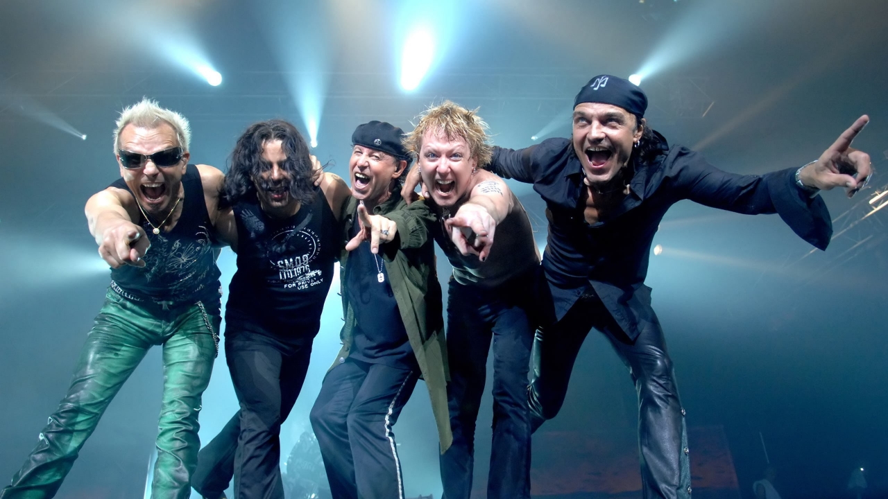 Scorpions Band Poster for 1280 x 720 HDTV 720p resolution