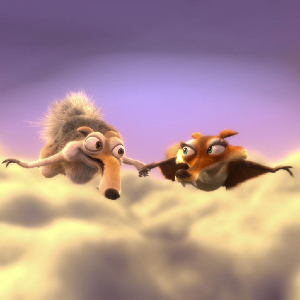 Scrat and Scratte for 1024 x 1024 iPad resolution